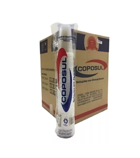 Copo Descartável - Capacidade 180ml <br> Cor Branca - Marca Coposul <br> Caixa c/ 2.500 Unidades - Image 2