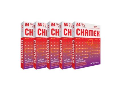 Papel A4 Sulfite 75g/m² - Marca Chamex <br> Tamanho 210mm X 297mm <br> Resma c/ 500 Folhas - Image 2