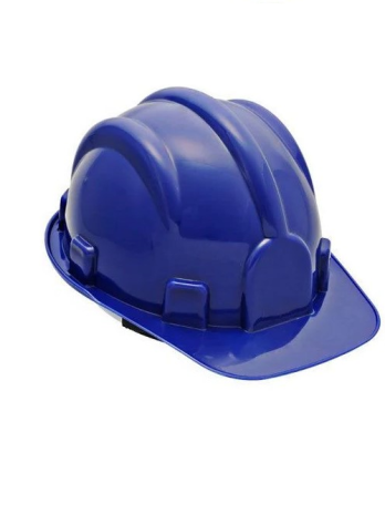 Capacete de Segurança – Marca Plastcor <br> Modelo PLT – Aba frontal – c/ Suspensão <br> Cor Azul