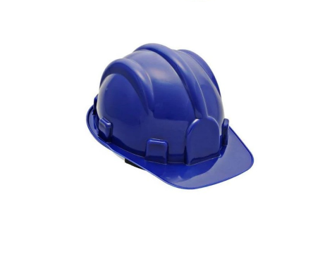 Capacete de Segurança - Marca Plastcor <br> Modelo PLT - Aba frontal - c/ Suspensão <br> Cor Azul - Image 2