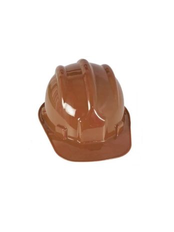 Capacete de Segurança – Marca Plastcor <br> Modelo PLT – Aba frontal – c/ Suspensão <br> Cor Marron