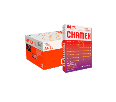 Papel A4 Sulfite 75g/m² - Marca Chamex <br> Tamanho 210mm X 297mm <br> Caixa Master com 10 Resmas de 500 Folhas - Image 4