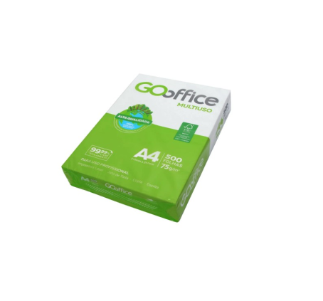 Papel A4 Sulfite 75g/m² - Marca Go Office <br> Tamanho 210mm X 297mm <br> Resma c/ 500 Folhas - Image 4