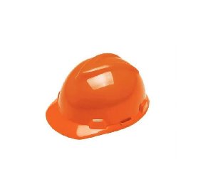 Capacete V-Guard – Marca MSA – Push Key <br> Tipo 2 – Classe B – Cor Laranja