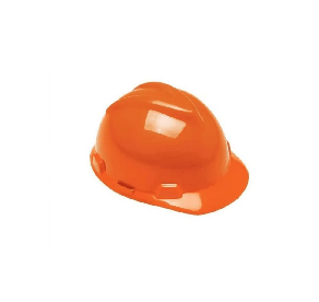 Capacete V-Guard – Marca MSA – Push Key <br> Tipo 2 – Classe B – Cor Laranja