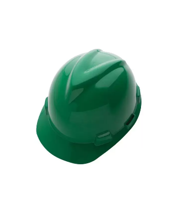 Capacete V-Guard – Marca MSA – Push Key <br> Tipo 2 – Classe B – Cor Verde