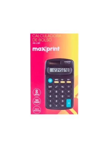 Calculadora de Bolso – Marca Maxprint <br> MX-C89 max