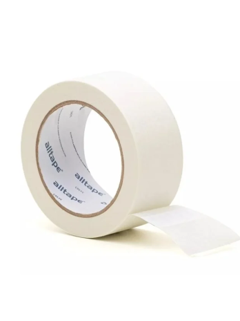 Fita Crepe Larga – Marca AllTape – Cor Branca <br> Tam. 48mm X 50m <br> 3 Unidades