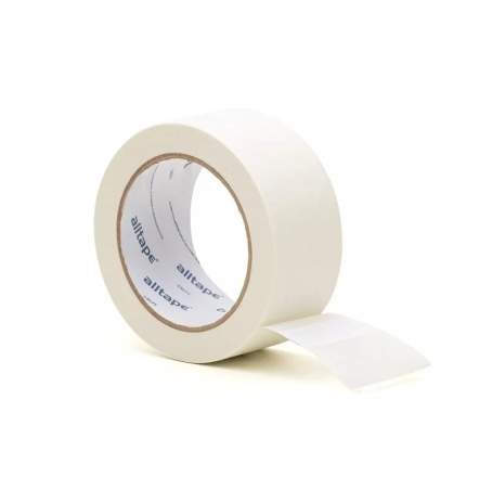 Fita Crepe Larga - Marca AllTape - Cor Branca <br> Tam. 48mm X 50m <br> 1 Unidade