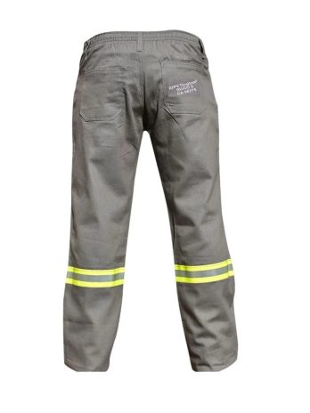 Calça Eletricista – NR10 ATPV 11 <br> Marca MR Safety – Cor Cinza <br> c/ Refletivo – c/ Bolso