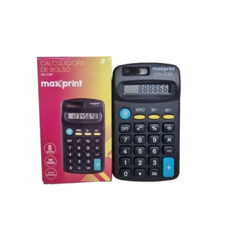 Calculadora de Bolso - Marca Maxprint <br> MX-C89 max - Image 2