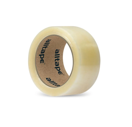 Fita Adesiva de Empacotamento PP <br> Marca AllTape - Cor Transparente <br> Tam. 48mm X 100m <br> 5 Unidades - Image 2