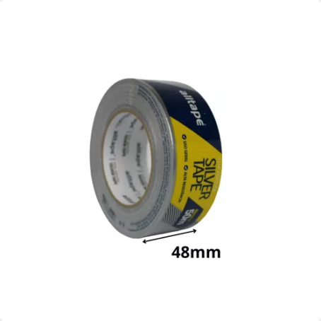 Fita Silver Tape - Marca AllTape - Cor Cinza <br> Tam. 48mm X 50m <br> 1 Unidade - Image 3