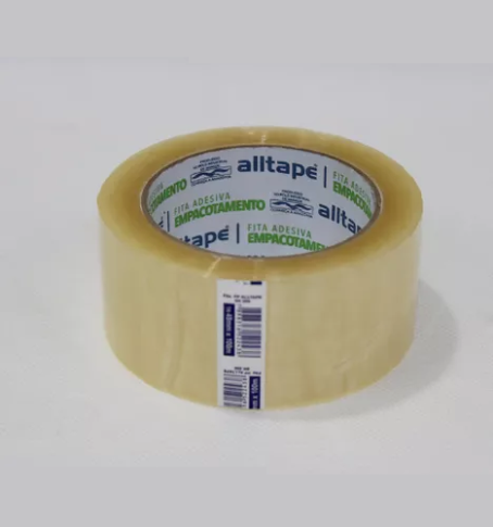 Fita Adesiva de Empacotamento PP <br> Marca AllTape - Cor Transparente <br> Tam. 48mm X 100m <br> 5 Unidades - Image 3